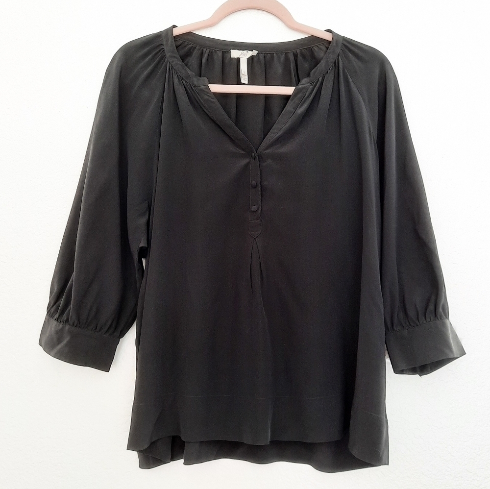 Joie Black Silk Blouse S